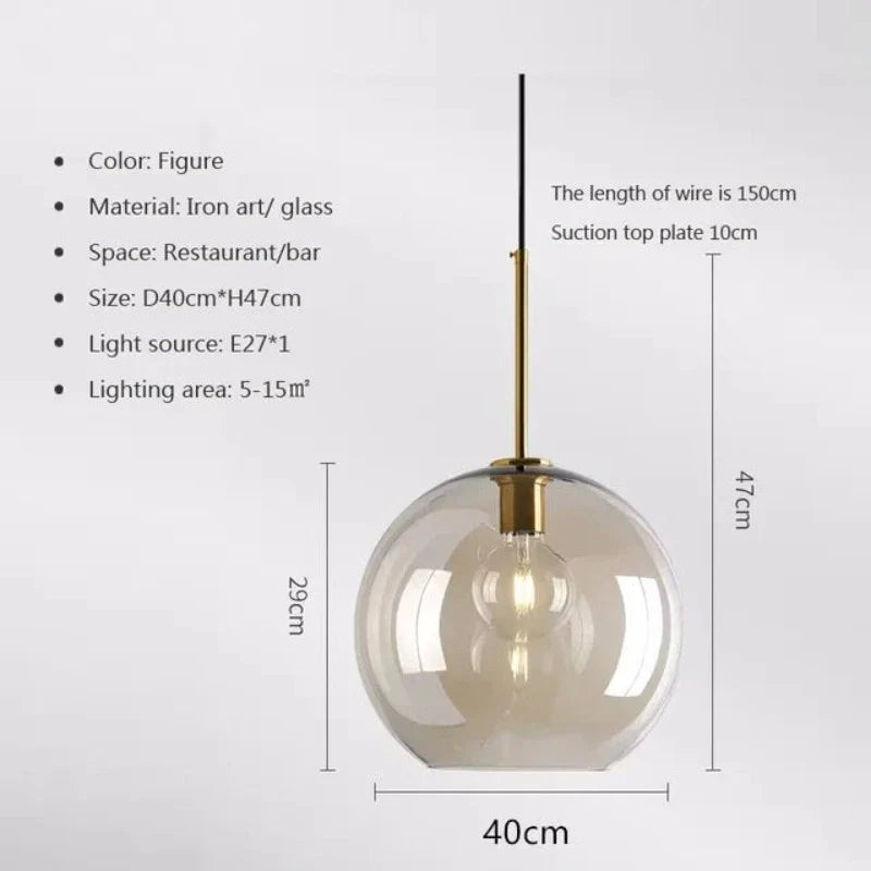 LoftLicht | Hängelampe aus skandinavischem Loft-Glas