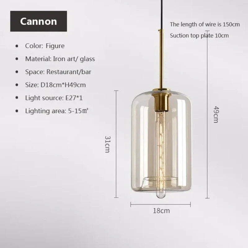 LoftLicht | Hängelampe aus skandinavischem Loft-Glas