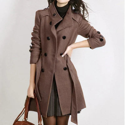 Eleganter Winter-Trenchcoat für Damen | Besser