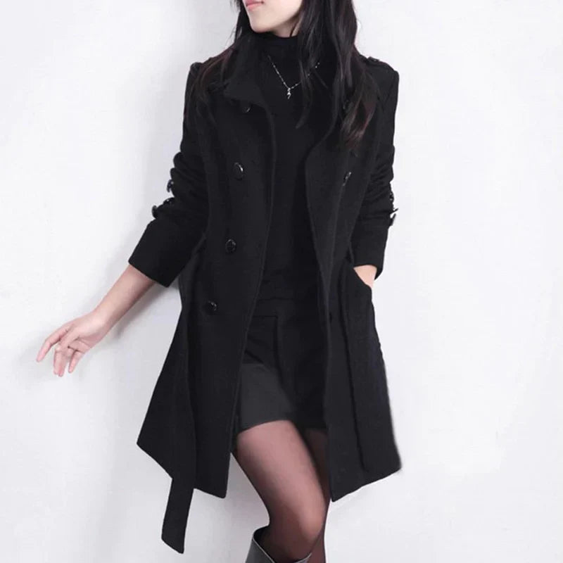 Eleganter Winter-Trenchcoat für Damen | Besser