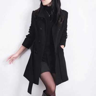 Elegante Winter Trenchcoat voor Dames | Meliora