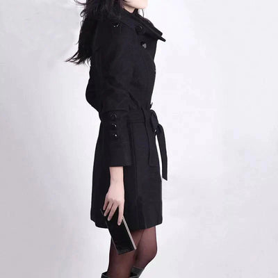 Elegante Winter Trenchcoat voor Dames | Meliora