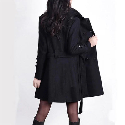 Eleganter Winter-Trenchcoat für Damen | Besser