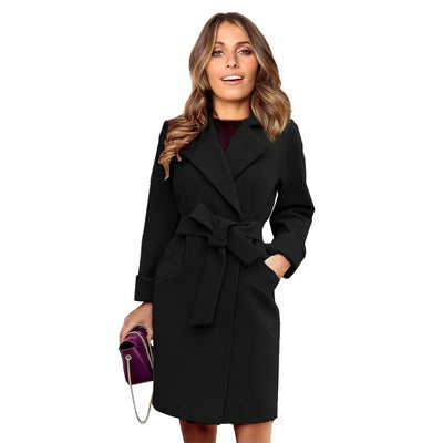 Elegante Winter Trenchcoat voor Dames | Eliana