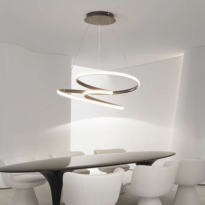 Nordic LED Hanglamp - Geometrisch Helixontwerp