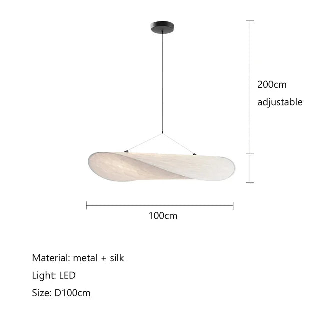 Seidenwellen | Handgefertigtes Lampendesign