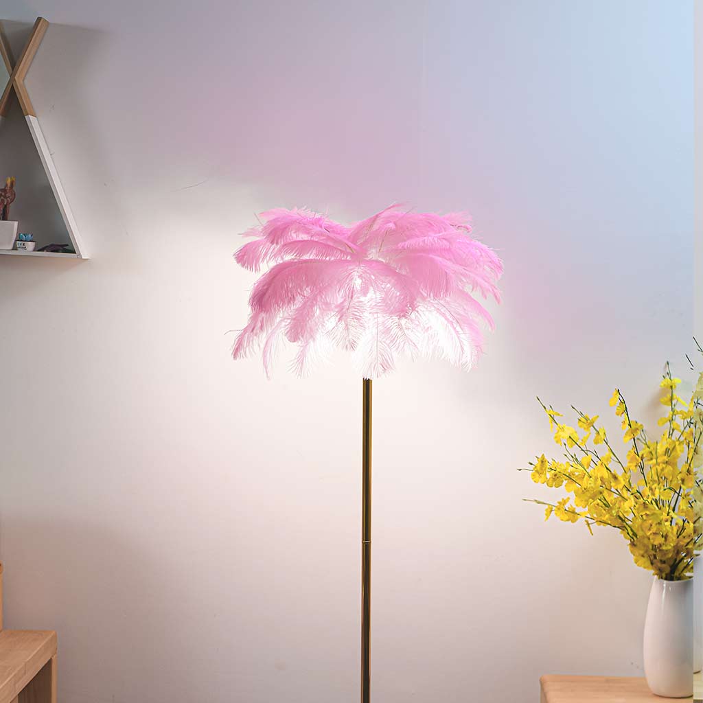 FeatherGlow Nordic Steh-Stehlampe – erhältlich in 3 eleganten Farben