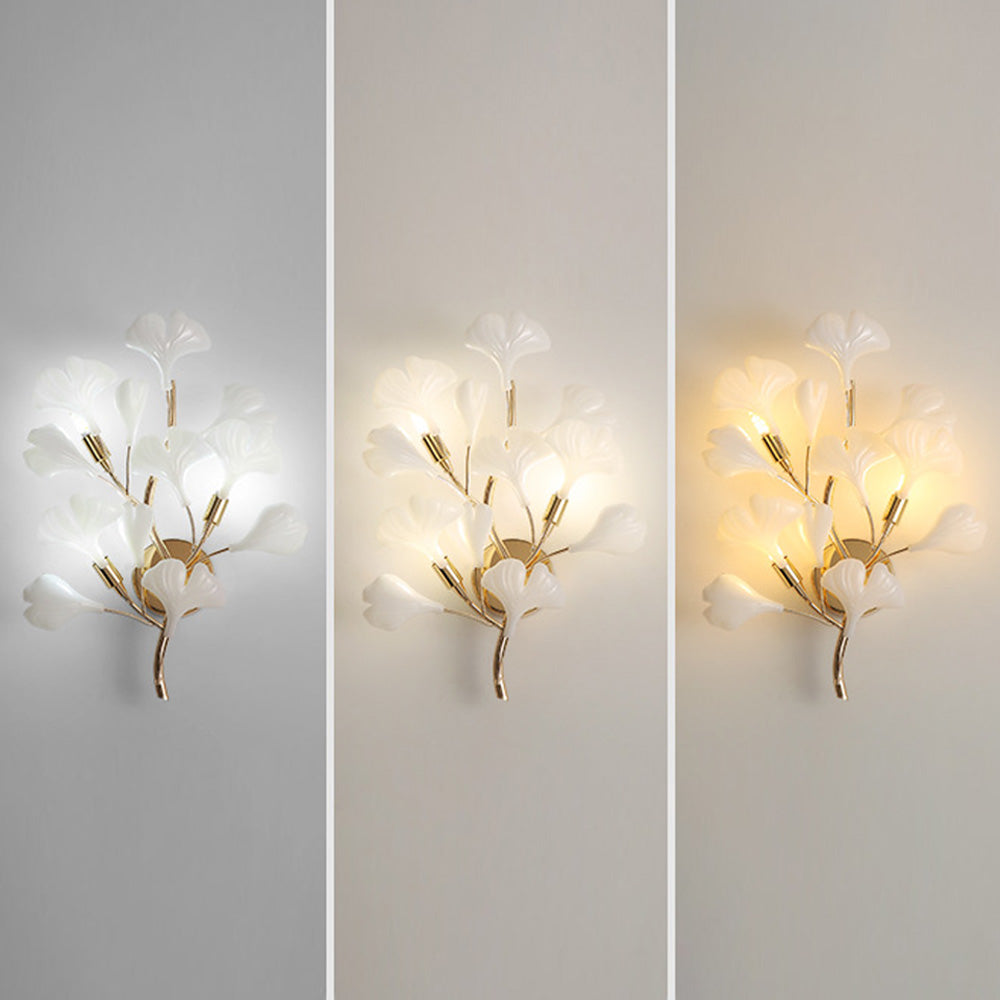 LuxeGloed LED Wandlamp - Elegante Witte en Gouden Afwerking voor Slaapkamer/Woonkamer