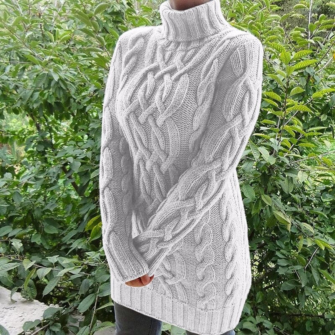 Gestrickter Rollkragenpullover für Damen | Aurora