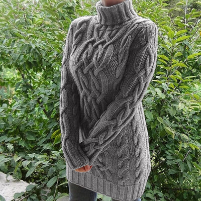 Gestrickter Rollkragenpullover für Damen | Aurora