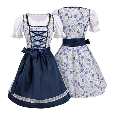 Spitzen-Oktoberfestkleid mit Schürze | Amelina