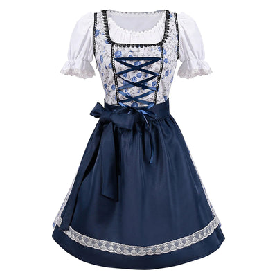 Spitzen-Oktoberfestkleid mit Schürze | Amelina