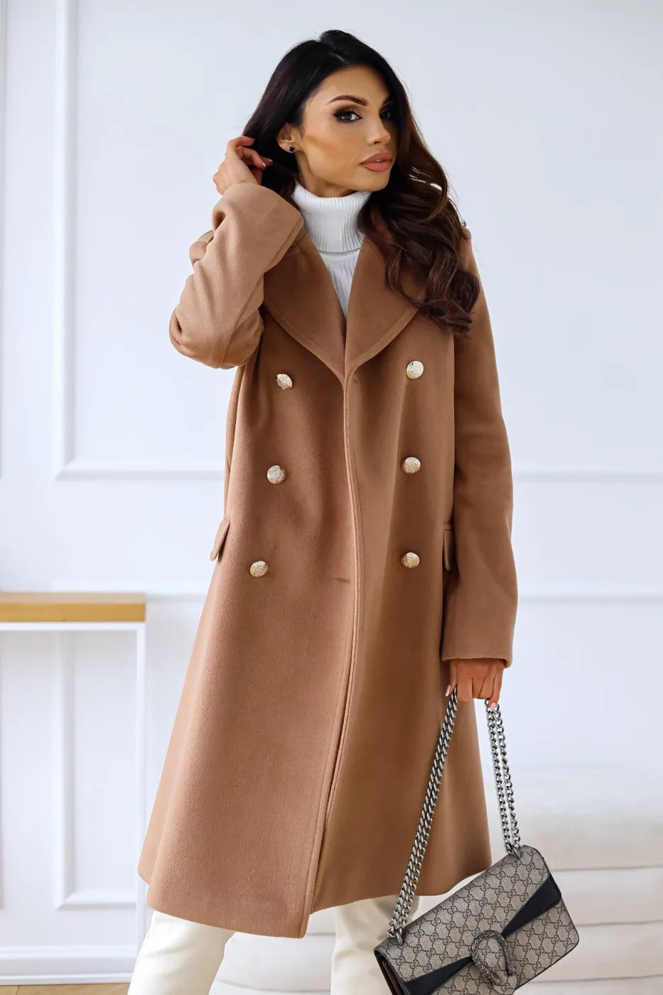 Elegante Dames Trenchcoat voor de Winter | Amélie