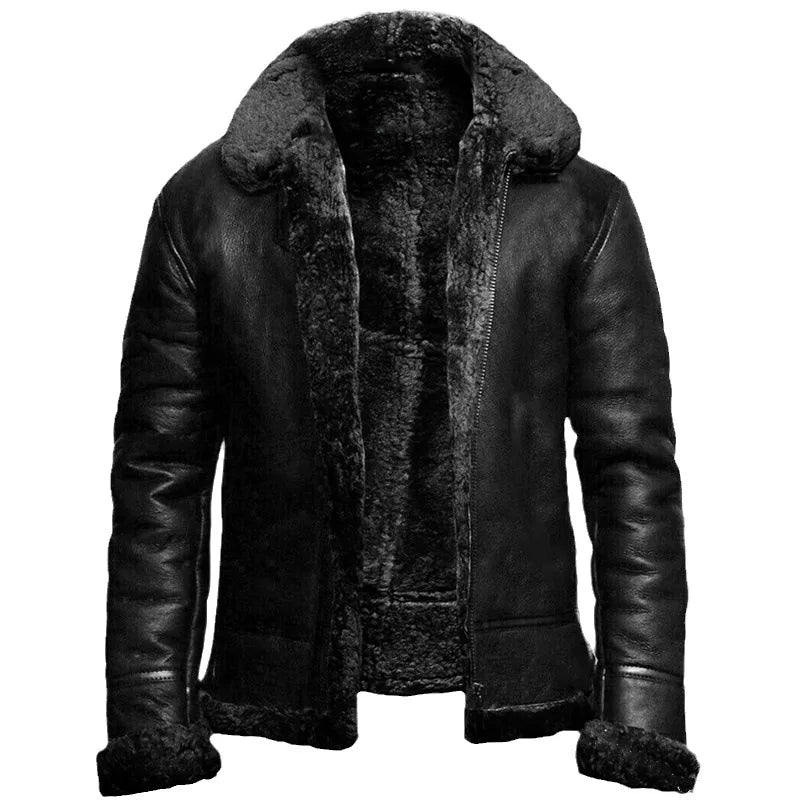 Leder-Winterjacke für Herren | Alexander