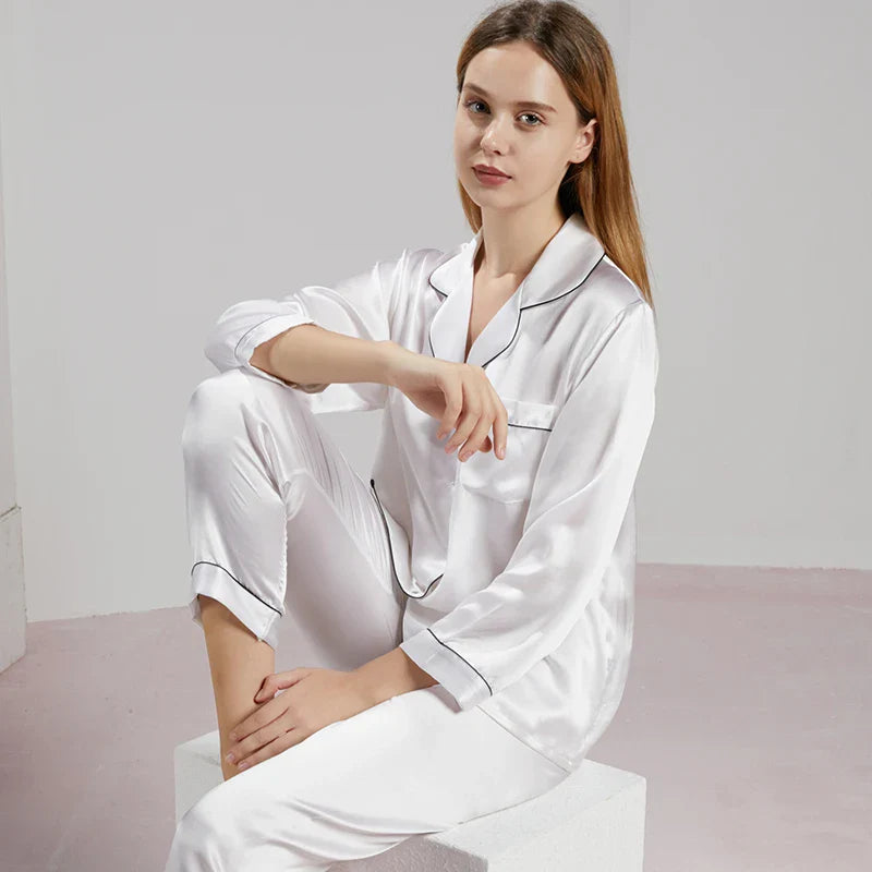 Luxe 100% Zijden Pyjama voor Vrouwen | Vivienne