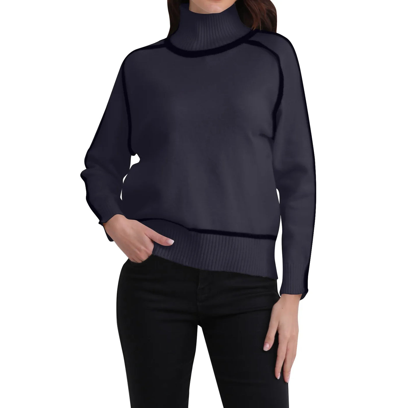 Rollkragenpullover für Damen | Emilia