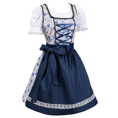 Spitzen-Oktoberfestkleid mit Schürze | Amelina