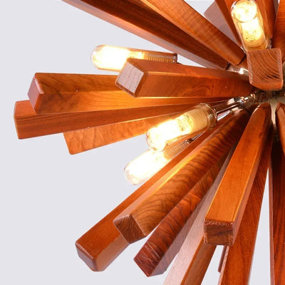 DandelionLicht | Elegante Hängelampe aus Holz