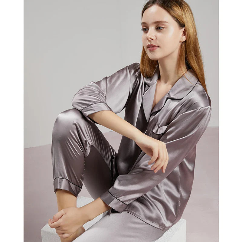 Luxe 100% Zijden Pyjama voor Vrouwen | Vivienne