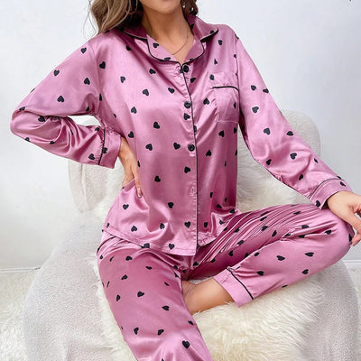 Zijden Satijnen Pyjama voor Dames | Amélie