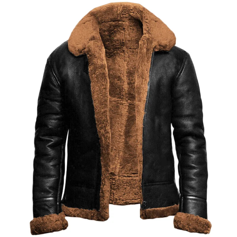 Leder-Winterjacke für Herren | Alexander