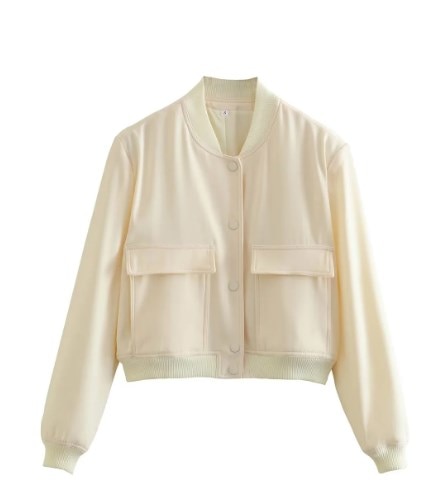 Beige Bomberjack voor Dames | Nova