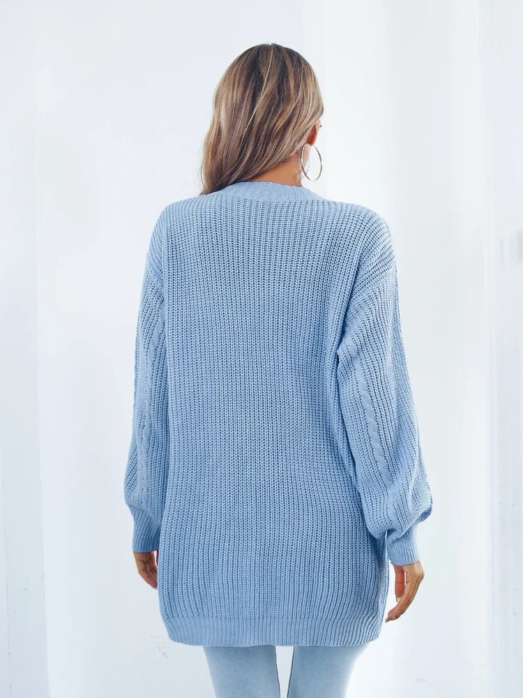 Lantern Cardigan met Lange Mouwen voor Dames | Eveline