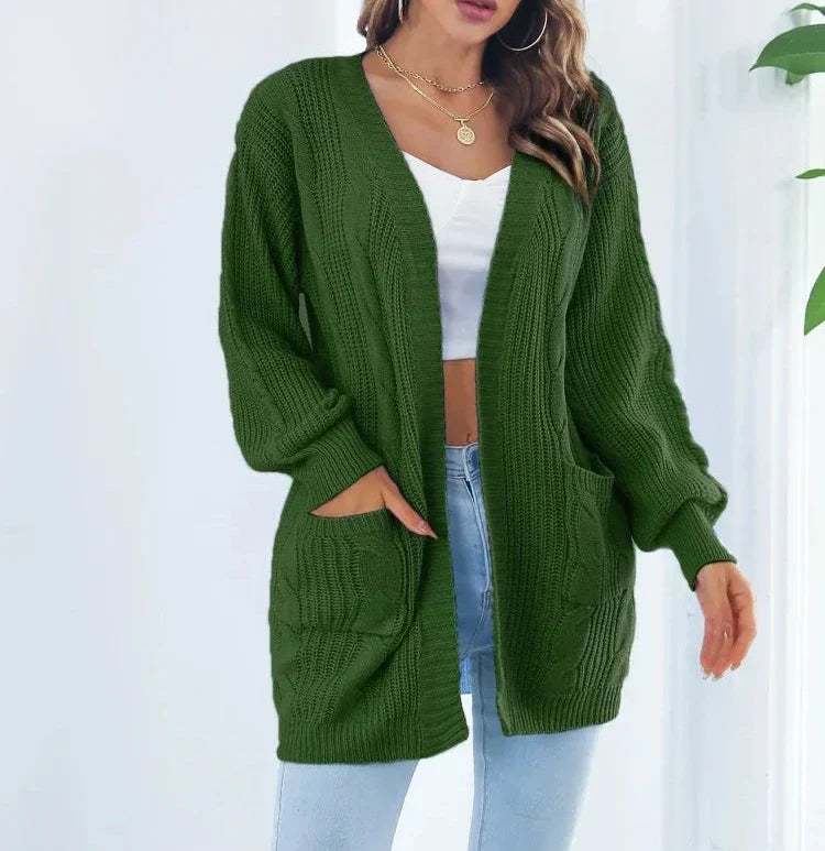 Lantern Cardigan met Lange Mouwen voor Dames | Eveline