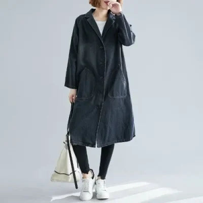 Denim Trenchcoat voor Dames | Mila