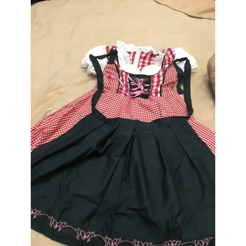 Kariertes Dirndl, traditionelles Oktoberfestkleid | Marlena