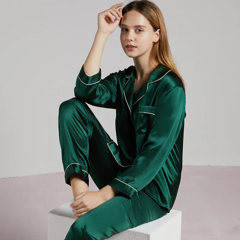 Luxe 100% Zijden Pyjama voor Vrouwen | Vivienne