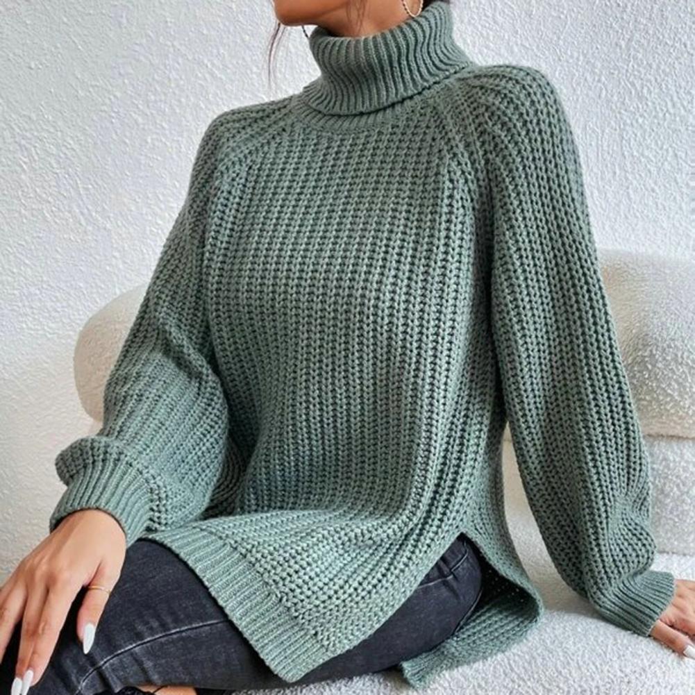 Eleganter Rollkragenpullover aus Baumwolle für Damen | Sofia