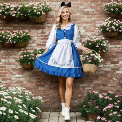 Geruite Dirndl Oktoberfest Jurk | Marlies