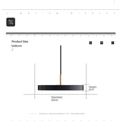 MetalLight | UFO LED-Hängelampe aus Metall