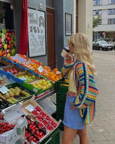 Bequemer Pullover mit offener Vorderseite für Damen | Ich würde gerne