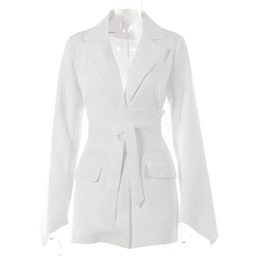 Elegante Blazer met Riem | Vivienne