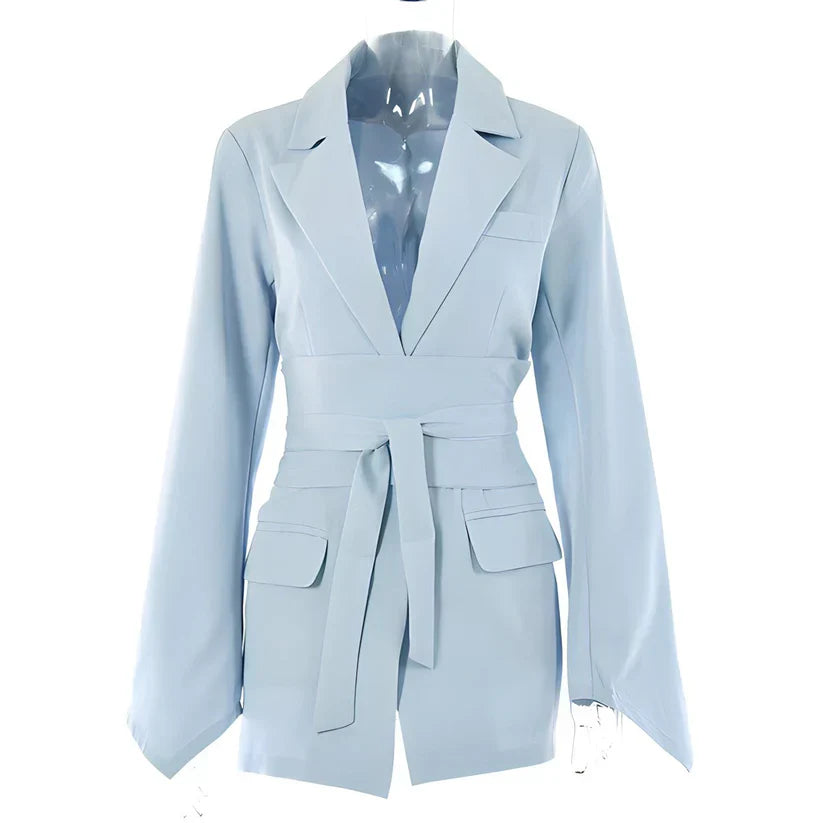 Elegante Blazer met Riem | Vivienne