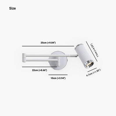 FlexiGlow verstellbarer LED-Wandspot mit Schwenkarm