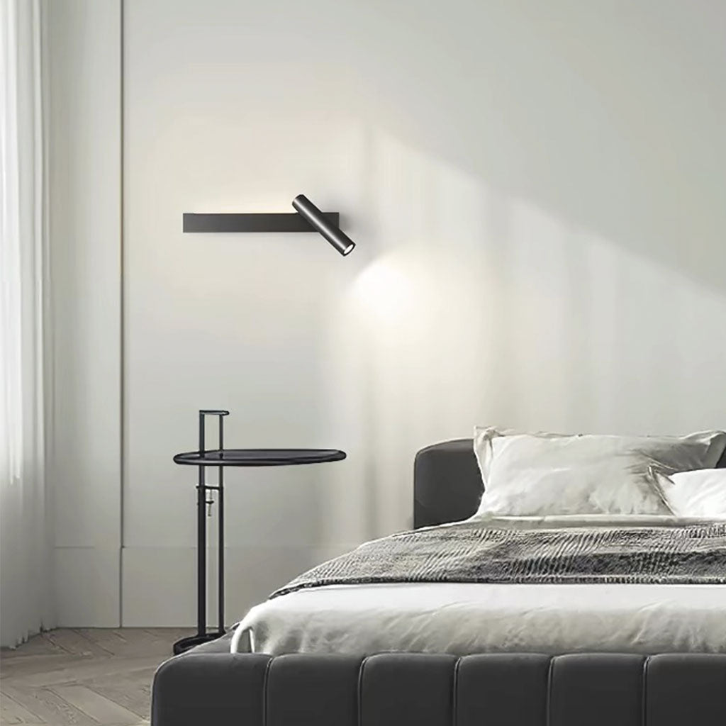 LuxeLicht Minimalistische LED Wandspot in Zwart en Goud