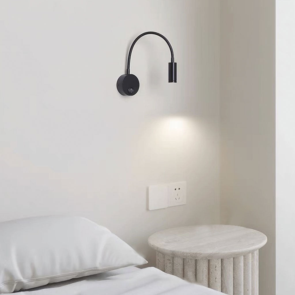 Luna Twist Mini LED Wandlamp - Roterend Minimalistisch Design