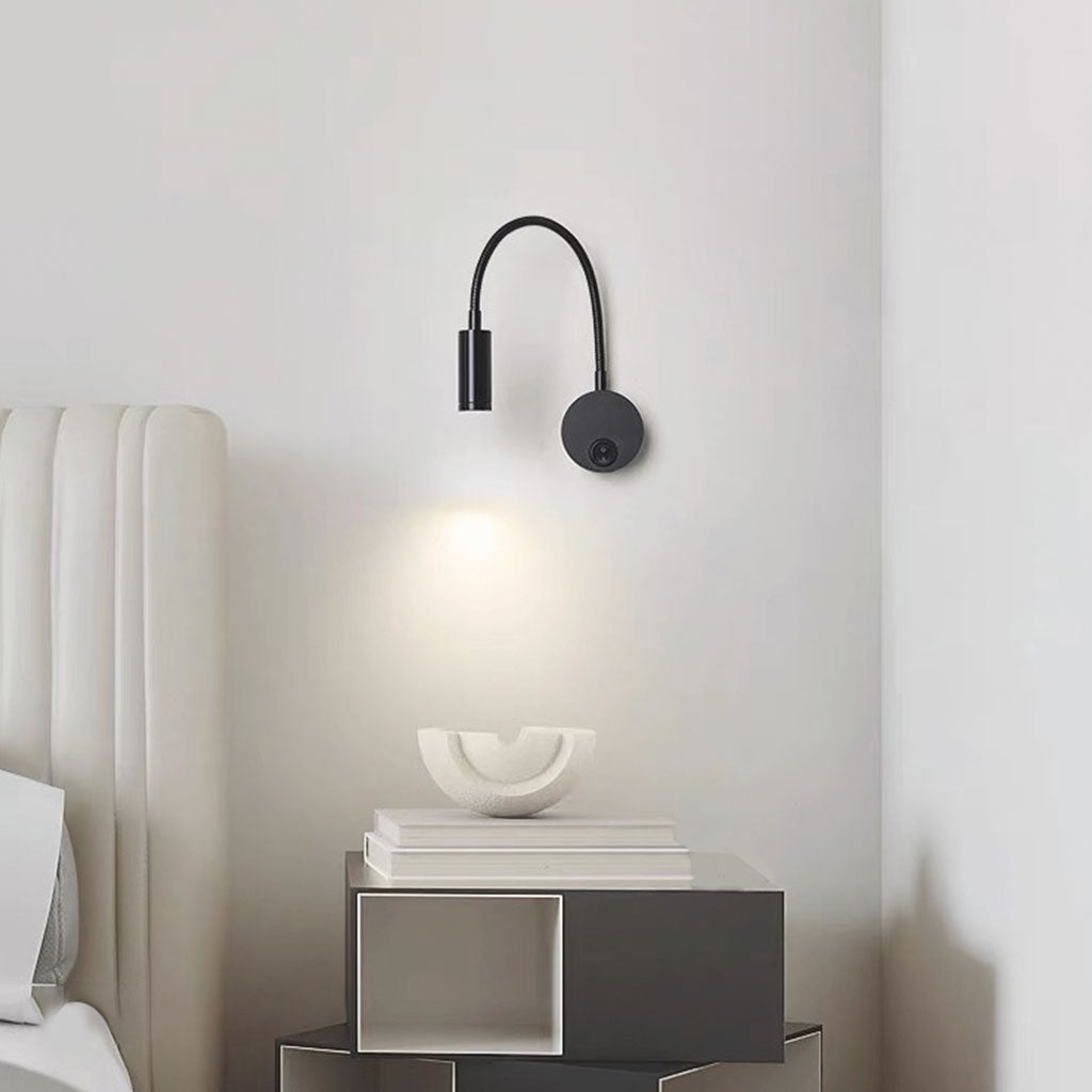 Luna Twist Mini LED Wandlamp - Roterend Minimalistisch Design