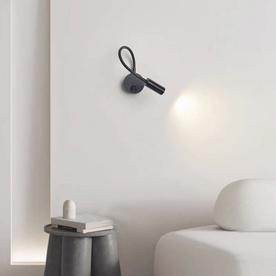 Luna Twist Mini LED Wandlamp - Roterend Minimalistisch Design