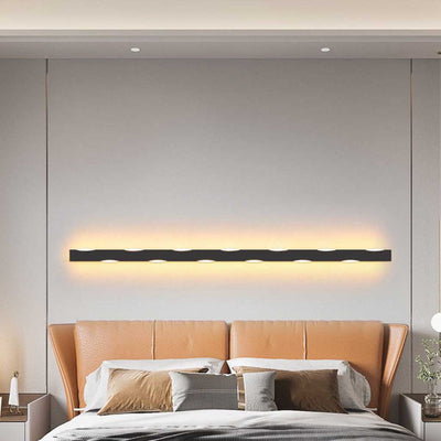 NordicWave Linear LED Wandlamp - IJzer en Acryl Design