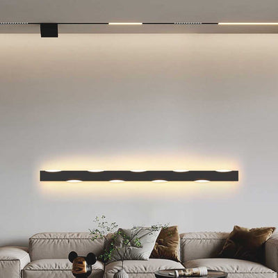 NordicWave Lineare LED-Wandleuchte – Design aus Eisen und Acryl