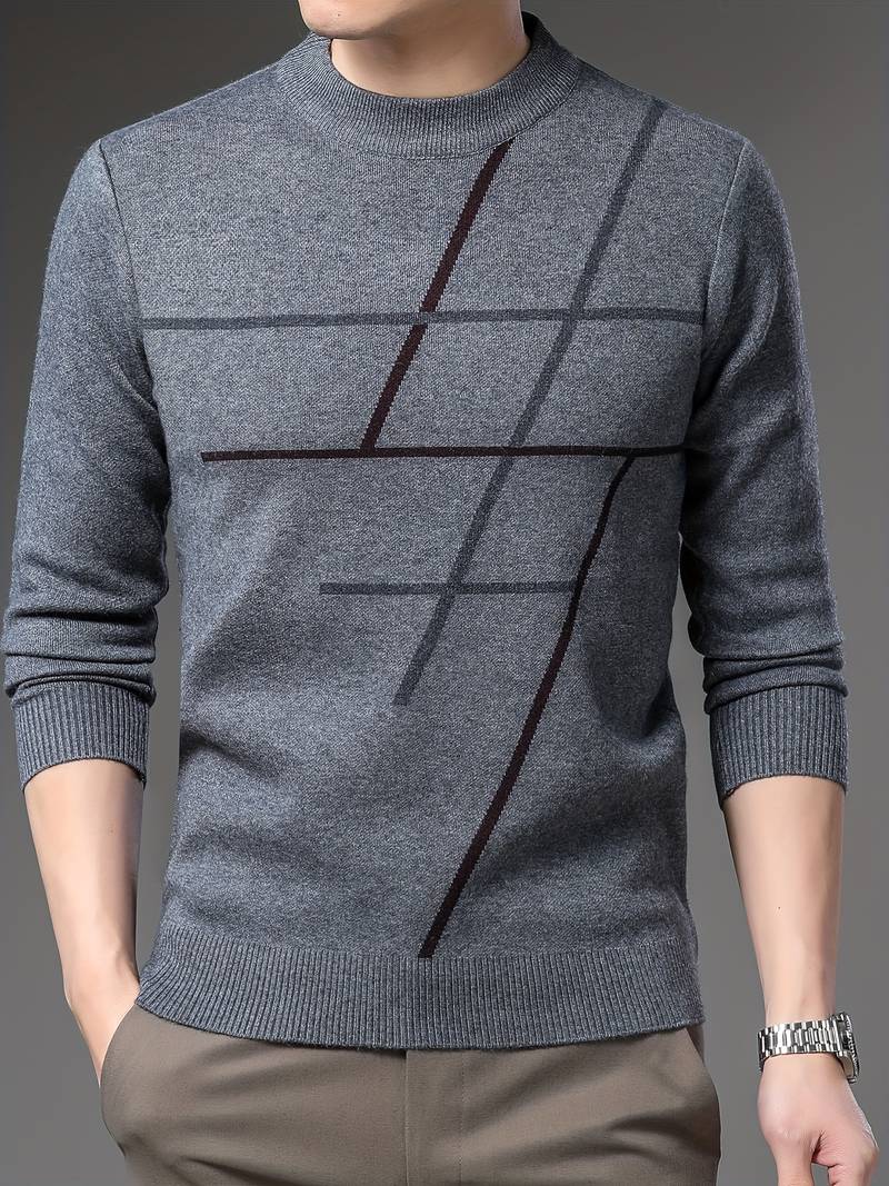 Pullover mit Rundhalsausschnitt | Markieren