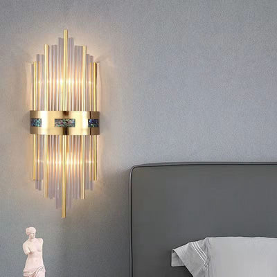 LuxeAura LED-Wandleuchte – Gold-Finish, perfekt für Wohnzimmer oder Schlafzimmer