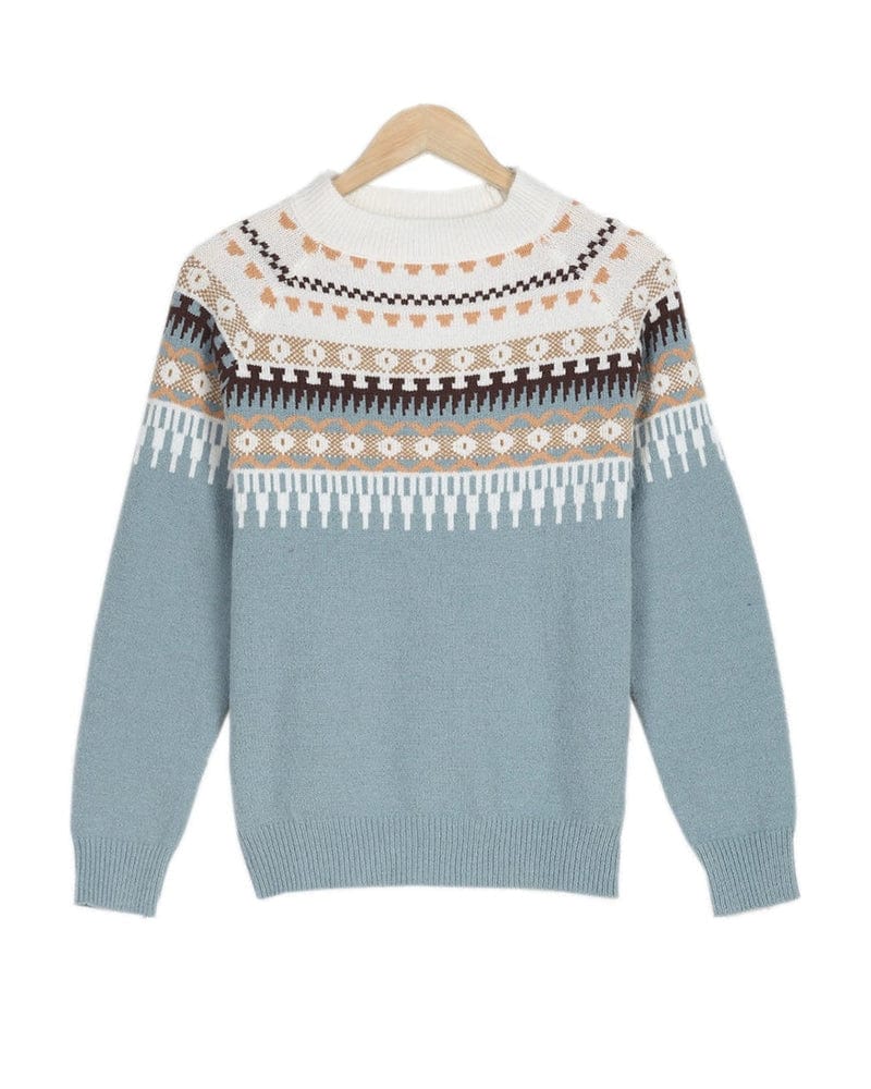 Gedrukt Sweater met Lange Mouwen | Mila