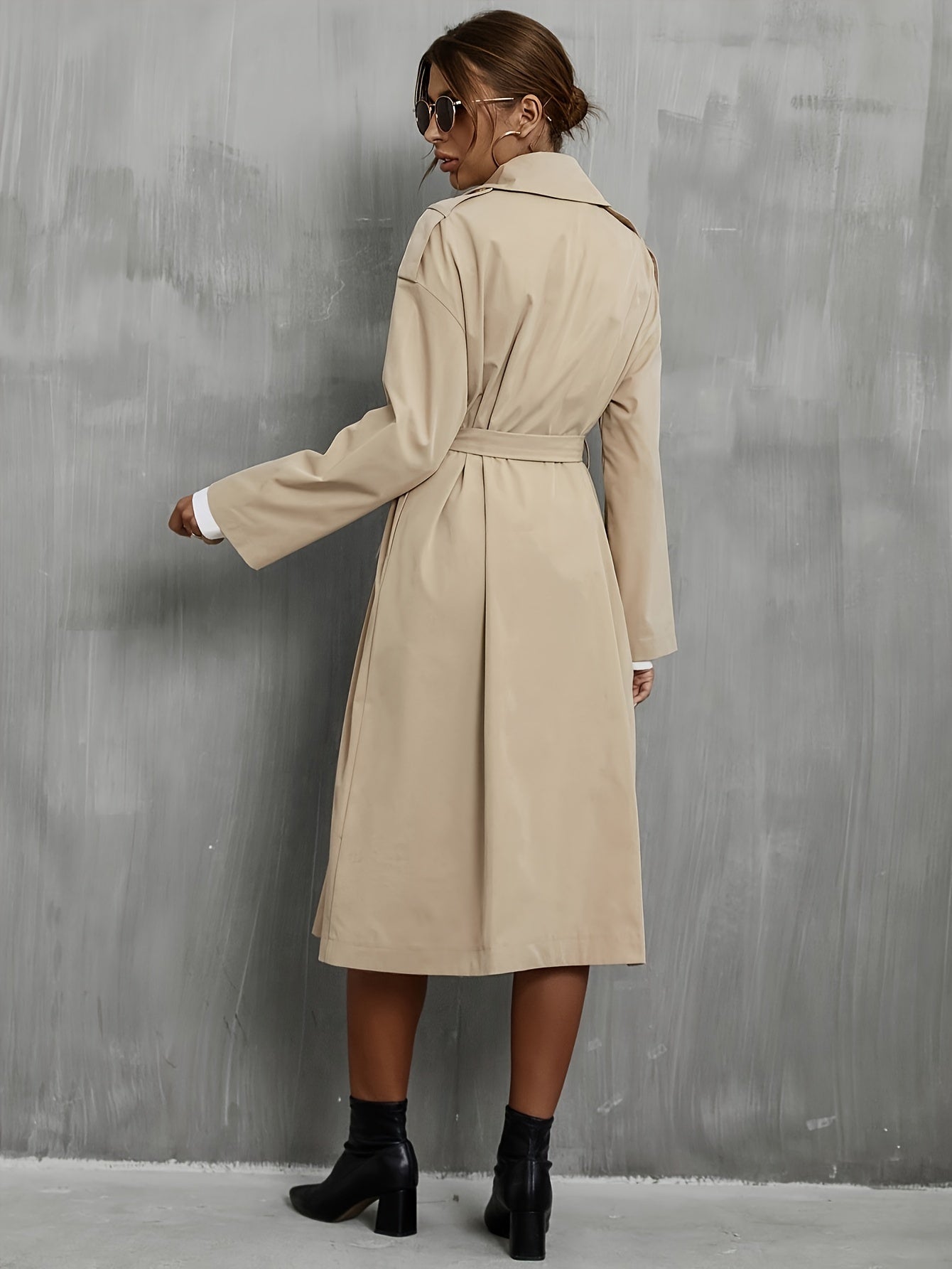 Lässiger langer Winter-Trenchcoat für Damen | Lothringen