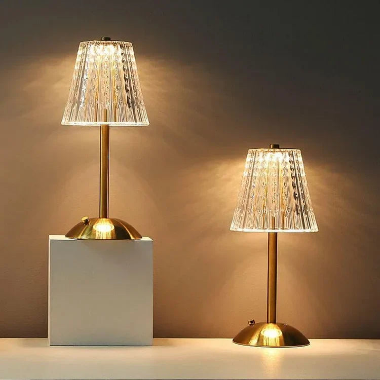 Kristallgoldene Tischlampe – eine luxuriöse Ergänzung für Ihr Interieur