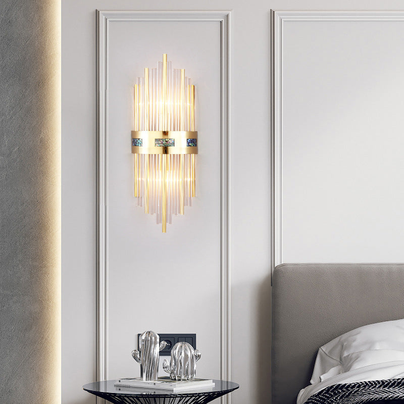 LuxeAura LED-Wandleuchte – Gold-Finish, perfekt für Wohnzimmer oder Schlafzimmer